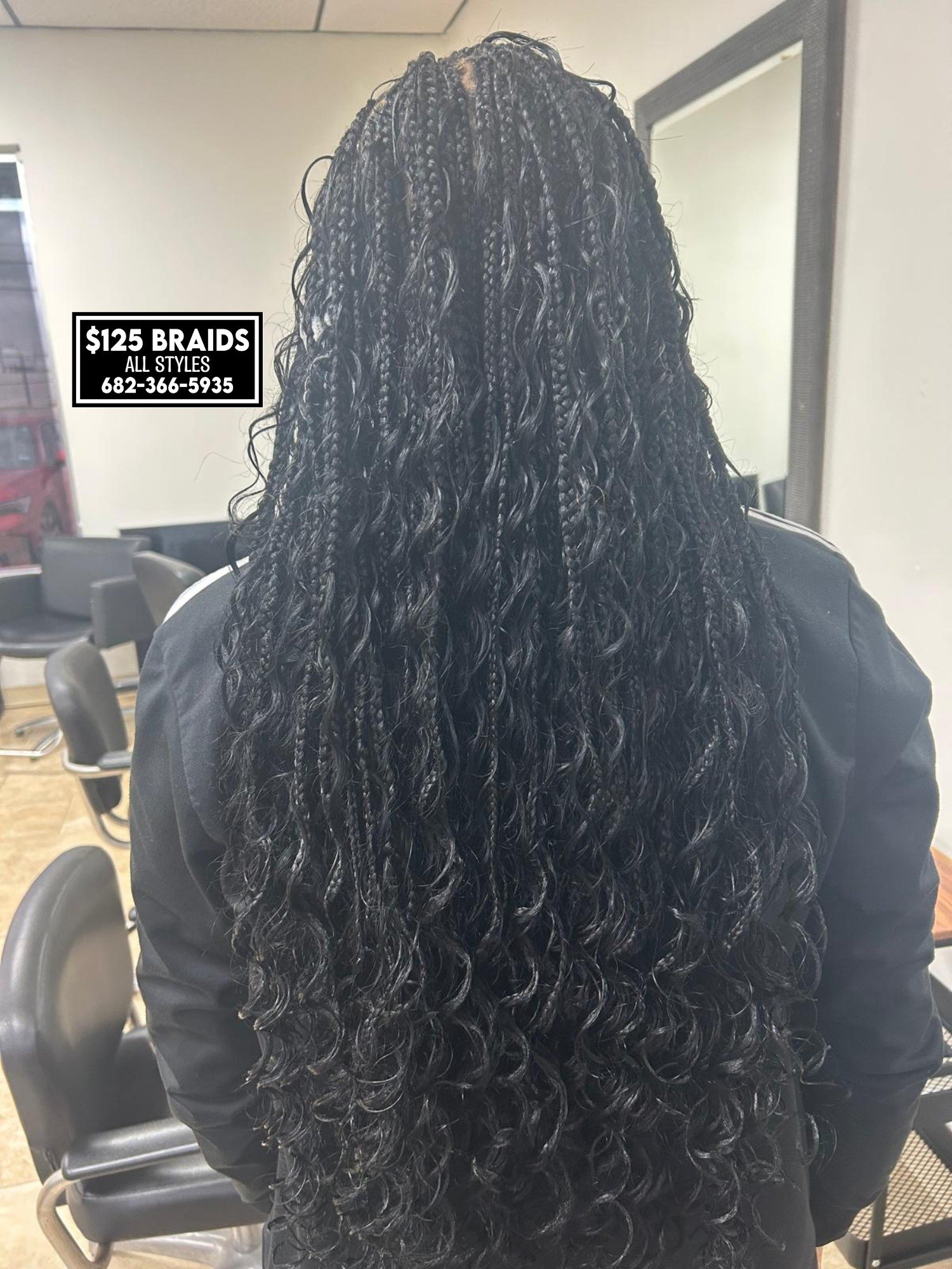 $125 african braids