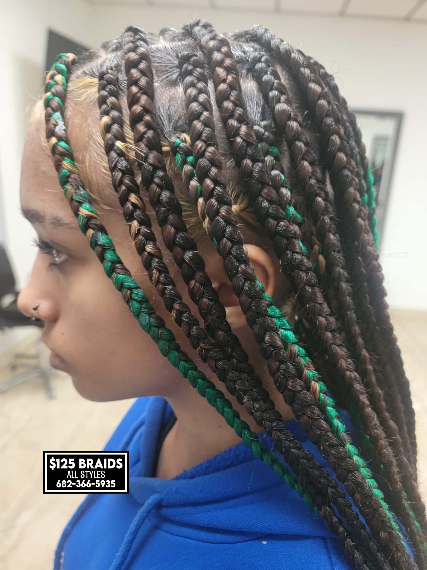$125 african braids