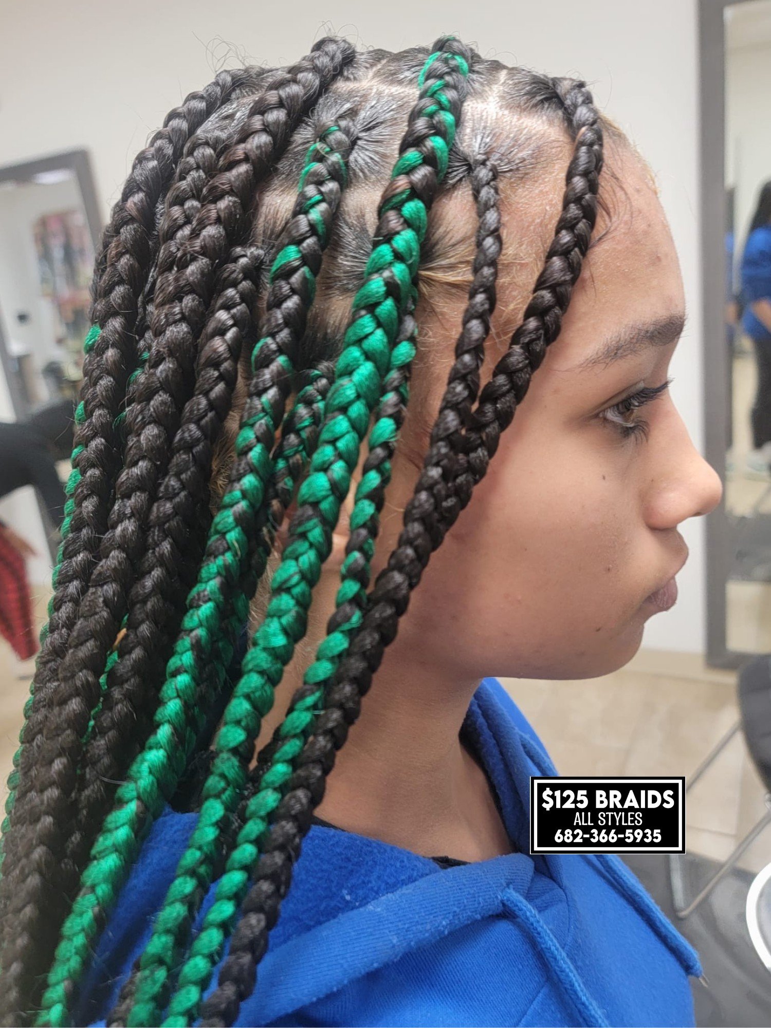 $125 african braids