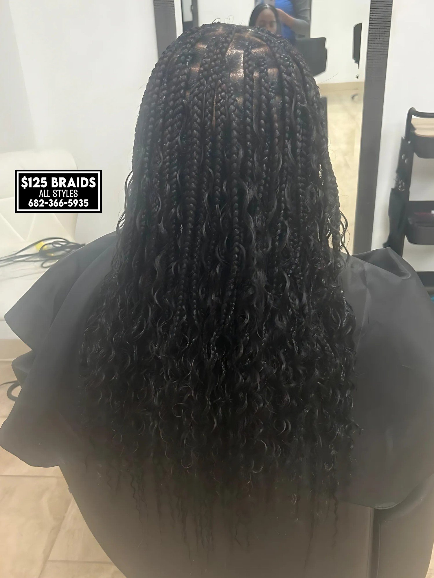 $125 african braids