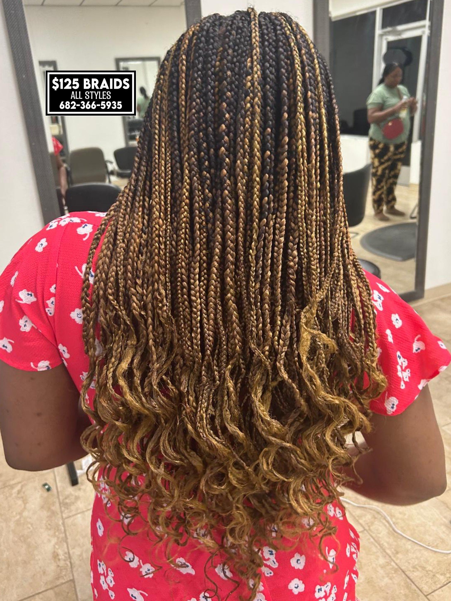 $125 african braids