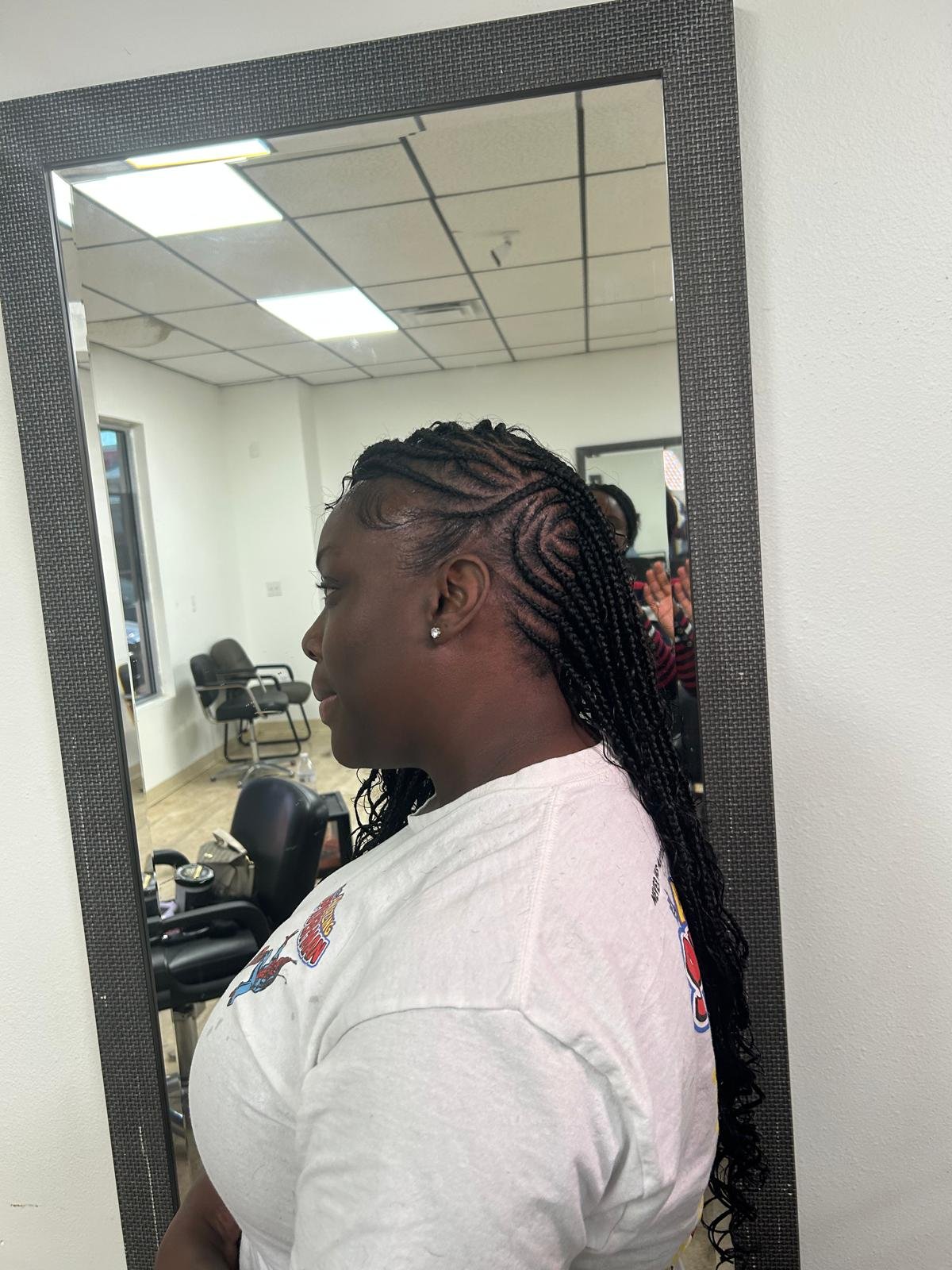 Mohawk boho braids